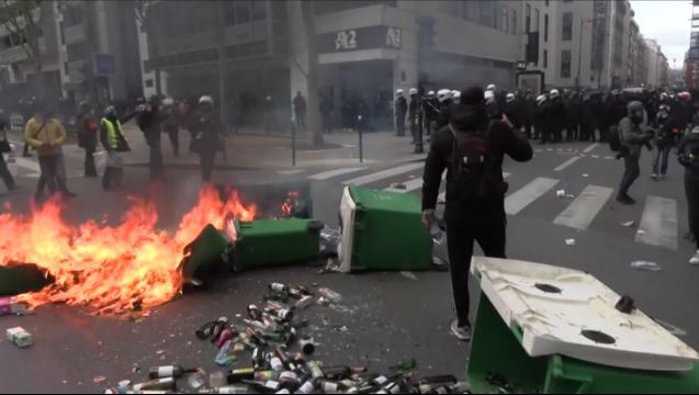 France : Nouvelle vague de mobilisations militantes pour les retraites – Violents affrontements